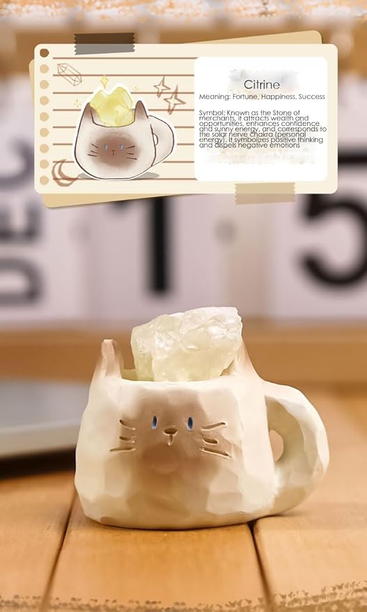 Surprise Box Figures Diamond Crystal Cat Theme, Mystery Bag Random Design Action Figures Figurine Collectible Home Desk Car Decoration, Birthday Christmas New Year Gift, Single Box-1 Box