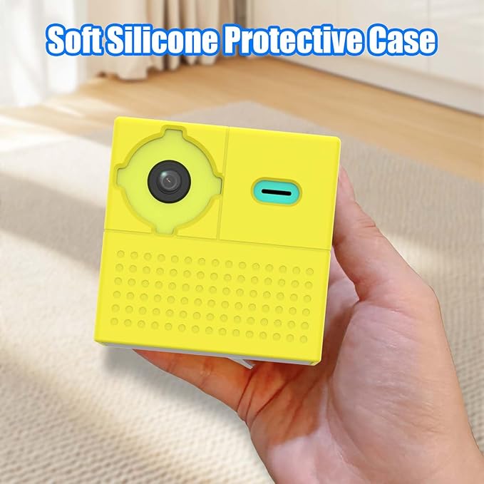 for Nex Playground Game System Silicone Case, Soft Dustproof and Drop Resistant Protective Case Cover for Nex Playground Game System Accessories (Yellow)