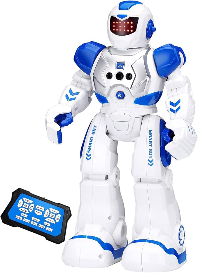 KingsDragon Robots Toy for Kids, RC Gesture Sensing Toy, Interactive Walking Singing Dancing Robot Birthday Presents for Boys Girls Age 6 7 8 9 Years Old