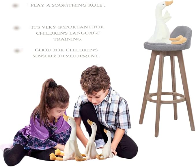 CHELEI2019 19.7" Goose Stuffed Animal Plush Toy,White Swan Stuffed Animal Toy Gifts for Kids