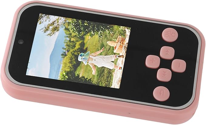 1080P, High Definition 48MP Digital Camera Camera 2.4inch Display Multifunctional Music Player Electronic Books for Child Imagination (Pinkish)