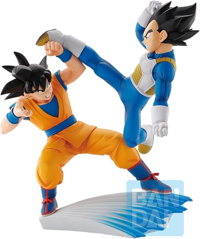 Ichibansho Figure - Dragon Ball DAIMA - Son Goku vs Vegeta, Bandai Spirits Collectible Statue