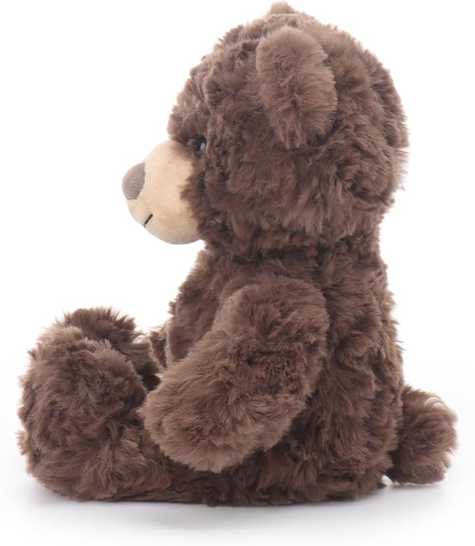 Apricot Lamb Coffee Flower Bear Stuffed Animals for Kids, Soft Cute Plush Toys for Baby Girl and Boy, 8 Inches