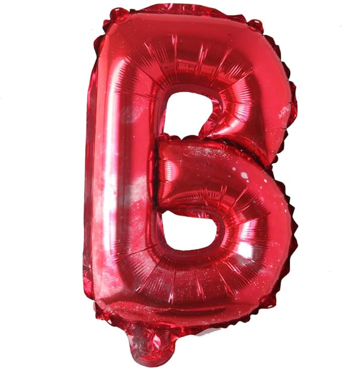 Happy Birthday Balloons, Aluminum Foil Banner Balloons for Birthday Party Decorations and Supplies (Starry Red)