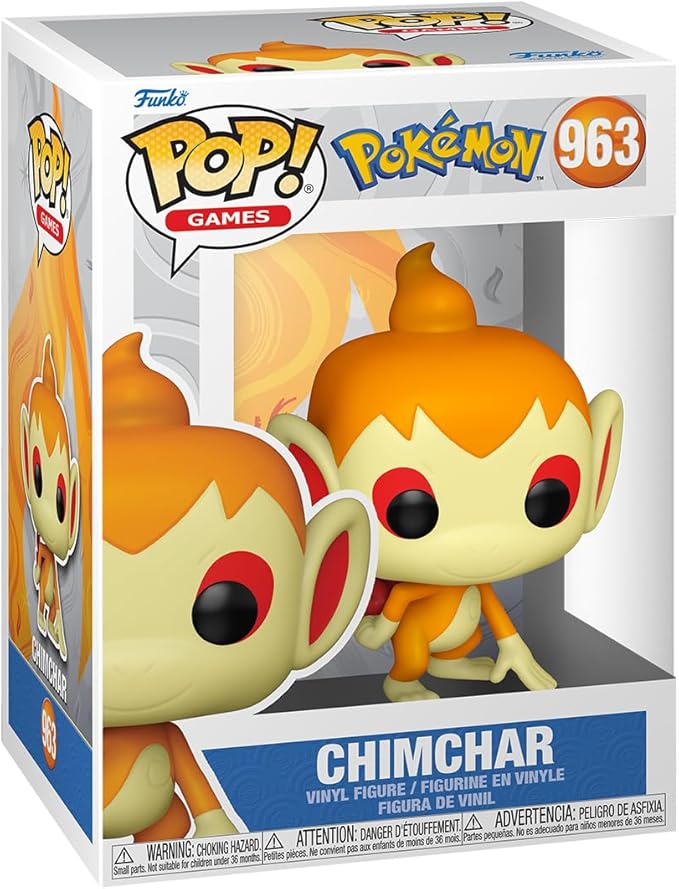 Funko Pop Games: Pokemon - Chimchar - Collectable Vinyl Figure - Gift Idea - Official Merchandise - Toys for Kids & Adults - Video Games Fans - Model Figure for Collectors and Display