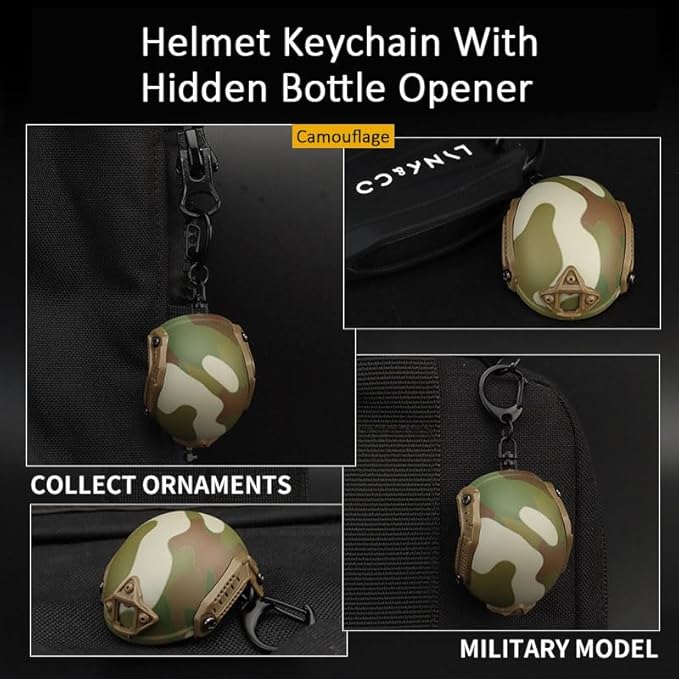 Mini Night Vision Sight Goggles NVG Shaped Keychain Key Ring Chain Creative Gift Collection Toy