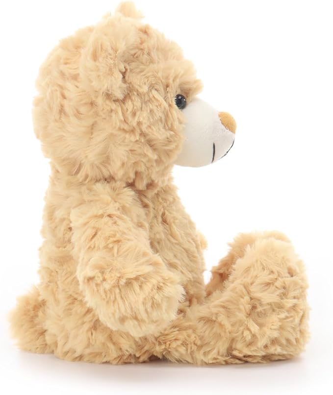Apricot Lamb Ginger Yellow Flower Bear Stuffed Animals for Kids, Soft Cute Plush Toys for Baby Girl and Boy, 7.9 Inches
