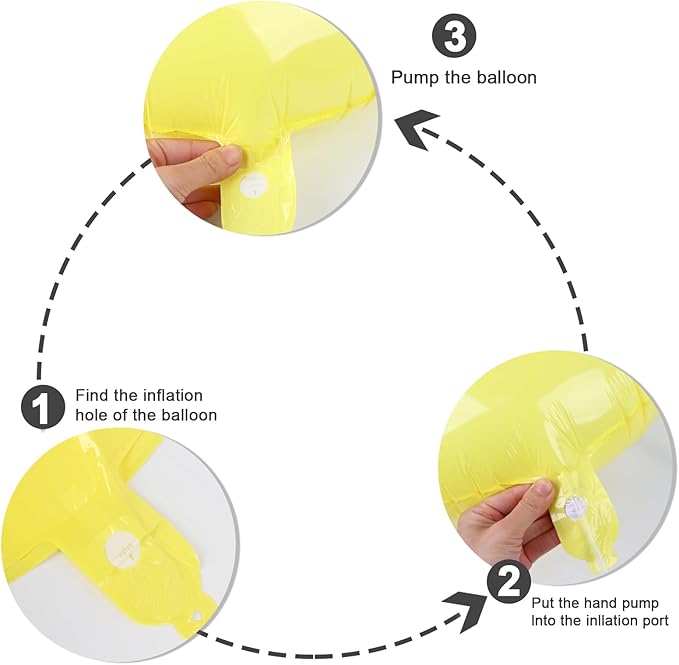 40 Inch Large Numbers Balloon, 4 Yellow Ballon for 4th 14 40 44 Birthday Party, Balloon 4 Number for Graduations Wedding Supplies