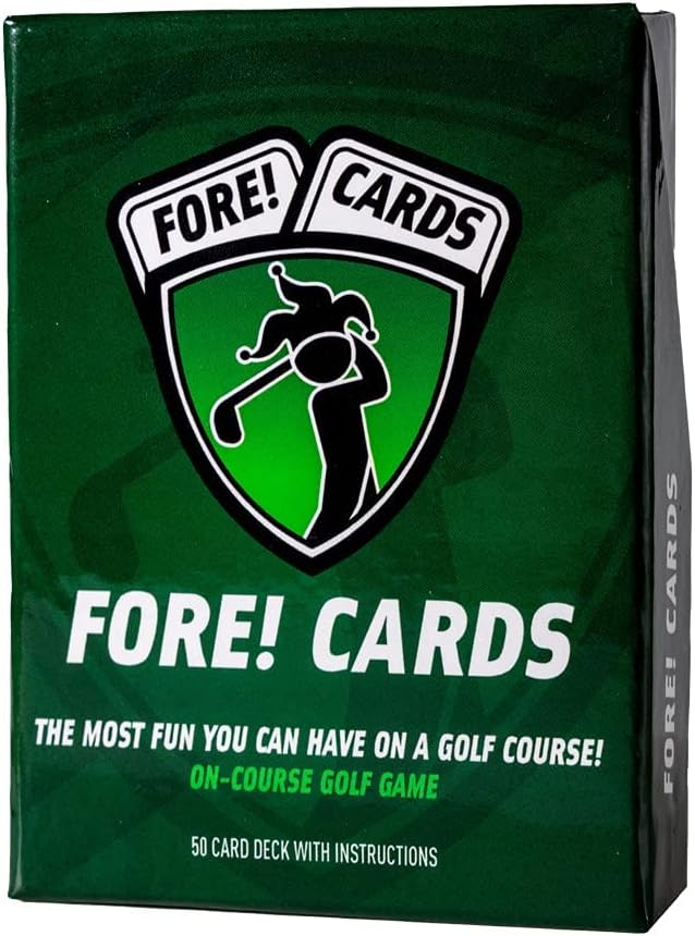 Fore Cards On Course Golf Game – Interactive Golf Card Game for Fun, Strategy & Competition – Mix Classic & Unique Formats – Fore Cards Golf Games and a Gift for Golfers of All Levels