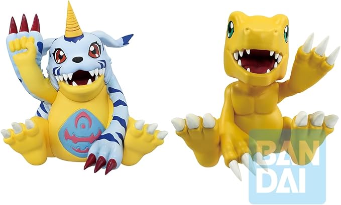 Ichibansho Figure - Digimon - Agumon & Gabumon (Clash of Light and Darkness) Collectible Statue
