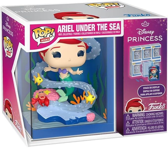Funko Pop! Nooks: The Little Mermaid - Ariel Under The Sea - Collectable Vinyl Figure - Gift Idea - Official Merchandise - Toys for Kids & Adults - Disney Fans - Figure for Collectors and Display