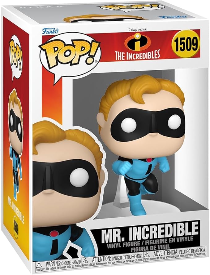 Funko POP Disney: Incredibles 20th Anniversary - Mr. Incredible - Collectable Vinyl Figure - Gift Idea - Official Merchandise - for Kids & Adults - Movies Fans