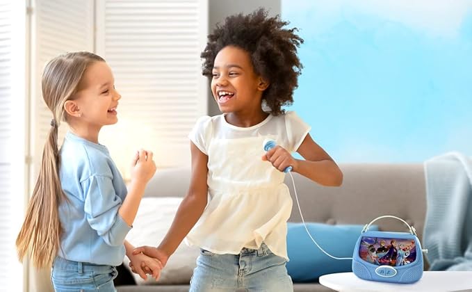 Frozen II Disney Sing Along Boombox Connect MP3, Microphone