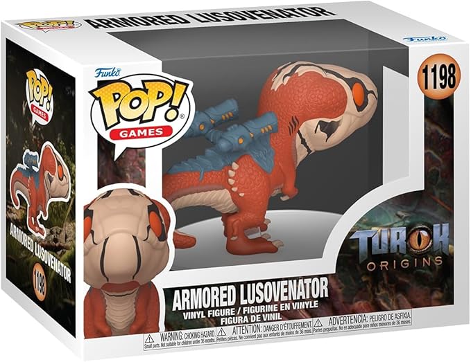 Funko Pop! Games: Turok Origins - Armored Lusovenator - Collectable Vinyl Figure - Gift Idea - Official Merchandise - Toys for Kids & Adults - Video Games Fans - Model Figure for Collectors & Display