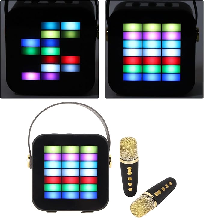 Kids Karaoke Machine karaoke machine kids Portable BT 5.3 Crystal Clear Sound Children Mini Karaoke Machine Multi Sound Effects for Party for Laptops for Mobile Phones Karaoke Machines