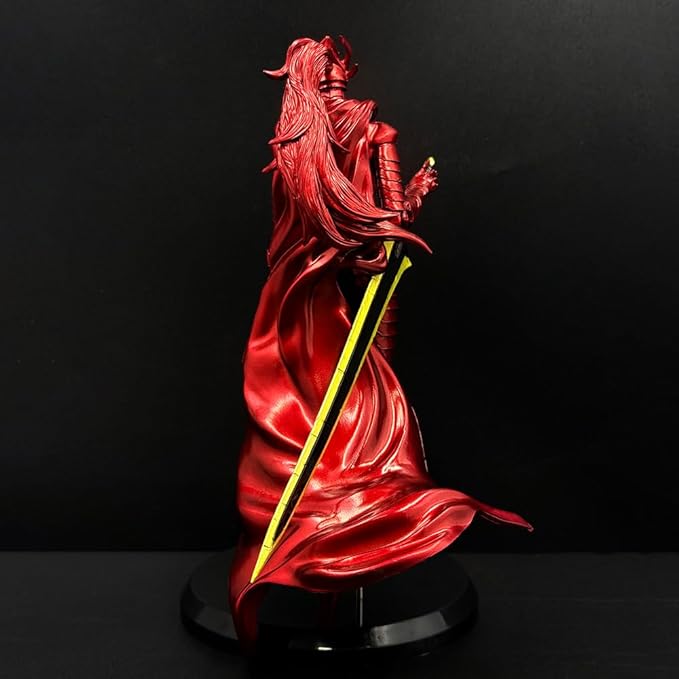 2pcs Igris Figure Black and Red Styling Standing Pose Action Figures PVC Statue 9.45" Sung Jin Woo Figurine Desktop Collections