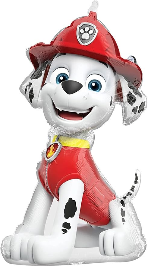 Anagram Paw Pups Marshall and Fire Truck Ladder Engine on Patrol Birthday Party Supplies Balloon Bouquet Decorations