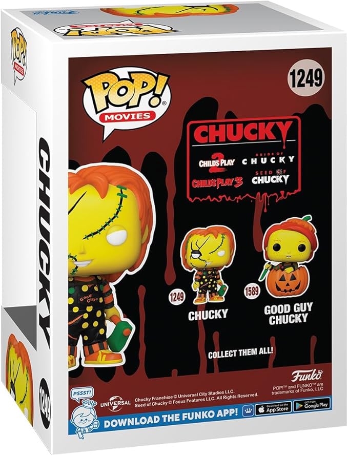 Funko POP! Movies: Chucky Vintage Halloween - Chucky - Collectable Vinyl Figure - Gift Idea - Official Merchandise - for Kids & Adults - Horror Fans - Model Figure for Collectors and Display
