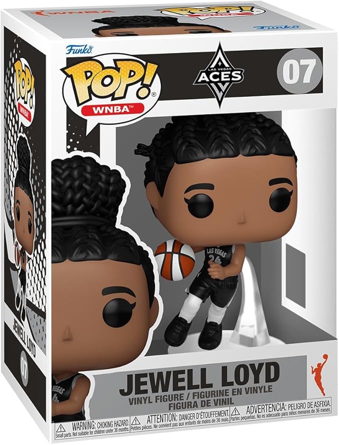 Funko Pop! WNBA: Las Vegas Aces - Jewell Loyd - Collectable Vinyl Figure - Gift Idea - Official Merchandise - Toys for Kids & Adults - Sports Fans - Model Figure for Collectors and Display