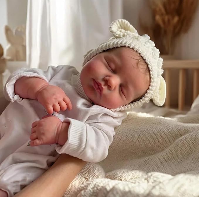 Anano Reborn Baby Dolls Silicone Full Body-20 in Realistic Baby Doll, Full Silicone Babys Doll Girl Posable, Real Lifelike Reborn Dolls Washable with Accessories