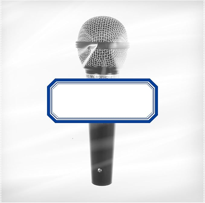 Kids Toy Microphone Fake Microphone Prop for Toddlers Stage Performance Birthday Party Favor