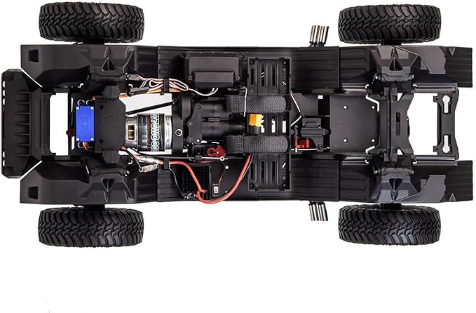 1/8 Remote Control Off Road Vehicle Portal Axle Differential Lock AWD 2Speed Gearbox 775 Brushed Motor PNP Model Crawler Car(Green)