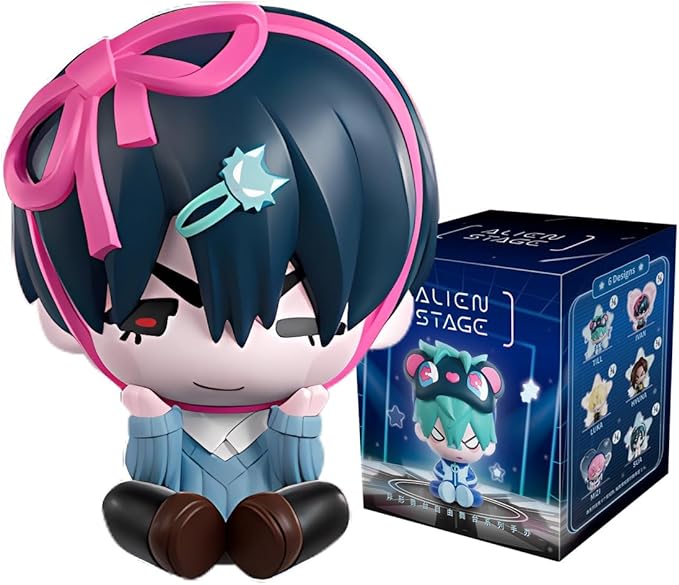 YJacuing Alien Stage Free Stage Series Blind Box Figures, Anime ALNST Officially Licensed Mystery Figurines (Single Box, Contains One Random Character)