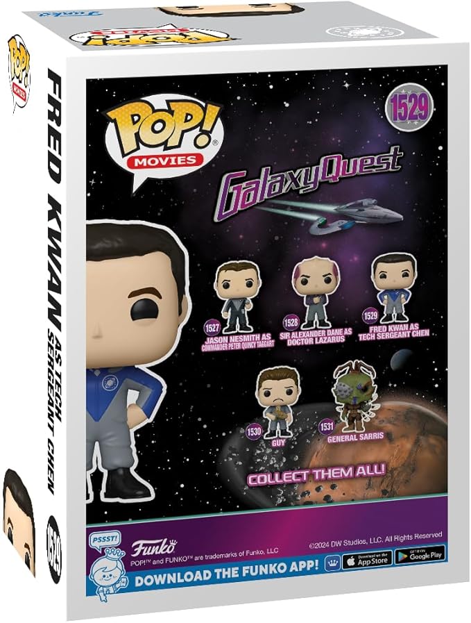 Funko Pop Movies: Galaxy Quest - Fred Kwan As Tech Sergeant Chen - Collectable Vinyl Figure - Gift Idea - Official Merchandise - Toys for Kids & Adults - Sci-Fi Fans - Model Figure for Collectors