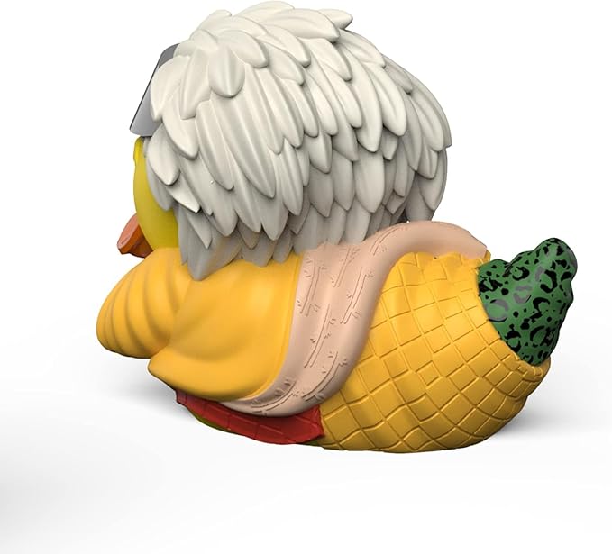 TUBBZ Boxed Edition 2015 Doc Brown Collectible Vinyl Rubber Duck Figure - Official Back to The Future Merchandise - Retro Comedy Action Film Movies