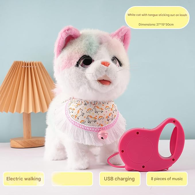 2026 Wuffy Robot Dog Toy, Wuffy Robot Puppy, Realistic Moving Electric Dog Toy, Interactive Robot with Touch Sensing Voice, F