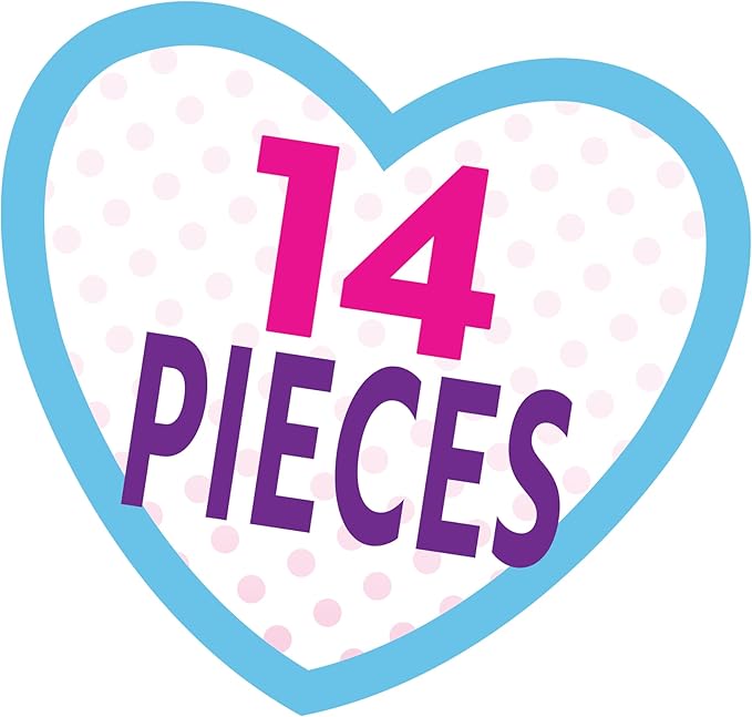 Disney Jr Minnie Mouse Fabulous Fashion 14-Piece Sweet Party Doll and Accessories, Kids Toys for Ages 3 Up by Just Play