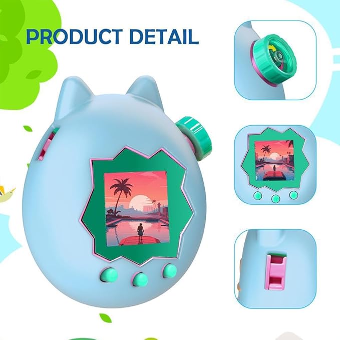Protective Case for Tamagotchi Paradise, Cute Silicone Cover for Kids, Evolved Electronic Pet Toy Skin Shell Case, Soft Film Anti-Scratch, Ultra-Thin Full Protective Case Cover