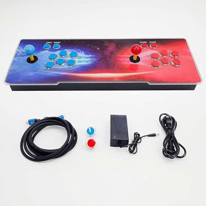 【36800 Games in 1】 Download Function 3D Pandora's Box, 3D Arcade Game Console Support Download Add Extra Games, 3D, 1280x720 Full HD, Search/ Save/Pause Game, 4 Players Online