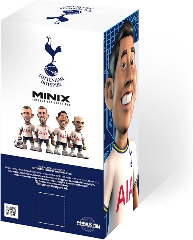 MINIX COLLECTIBLE FIGURINES – Son Heung-min, Official Tottenham Hotspur, Sports Collectable 12 cm Figurine, Unique Soccer Gift for All Ages, Football Stars