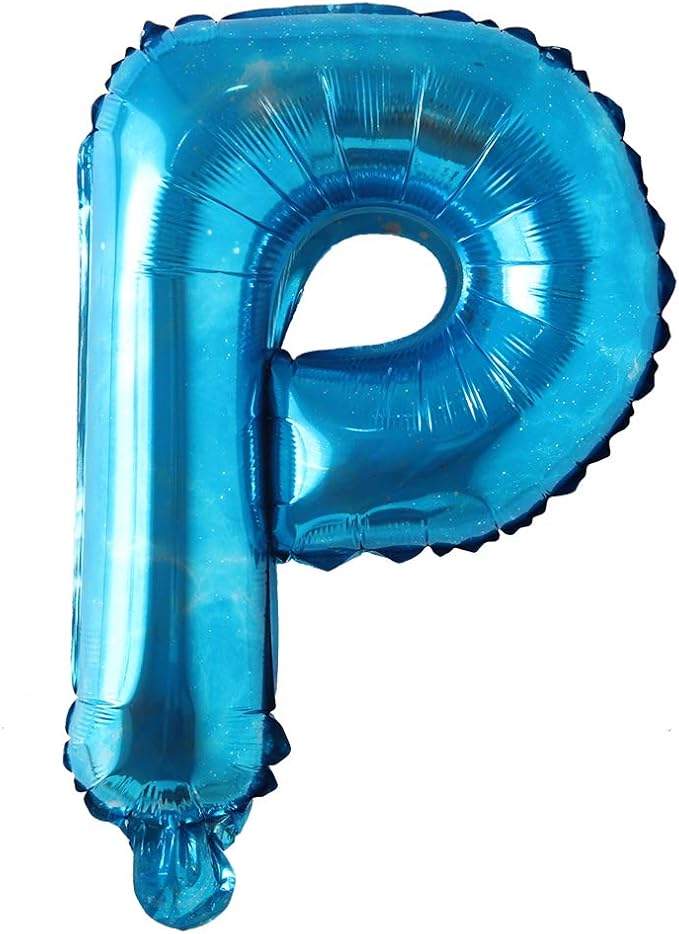 Happy Birthday Balloons, Aluminum Foil Banner Balloons for Birthday Party Decorations and Supplies (Starry Blue)
