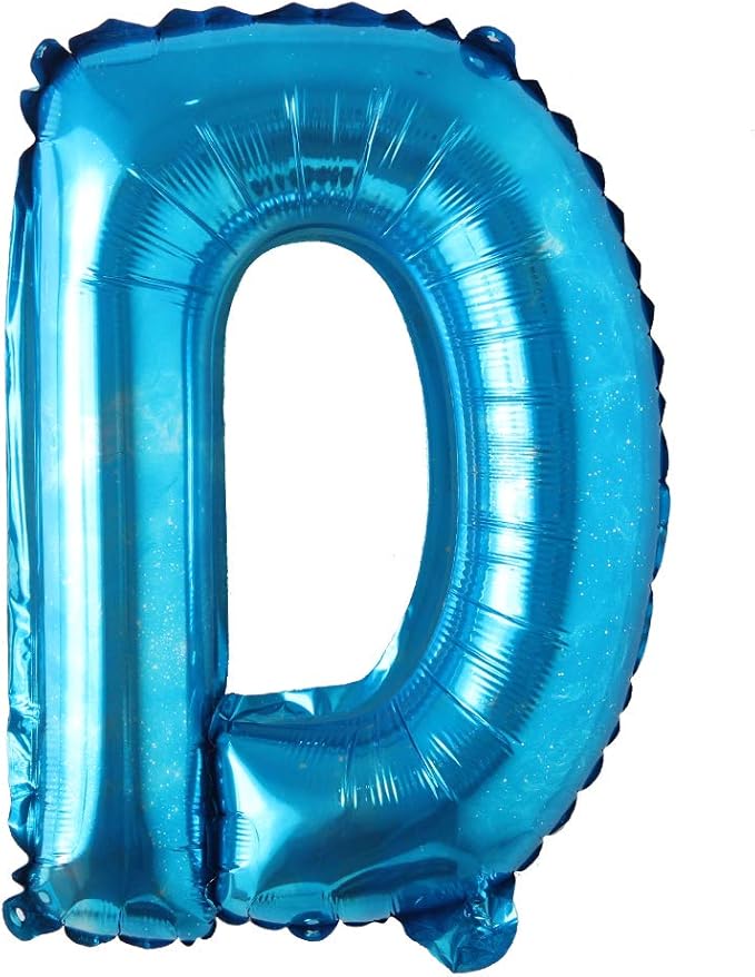 Happy Birthday Balloons, Aluminum Foil Banner Balloons for Birthday Party Decorations and Supplies (Starry Blue)