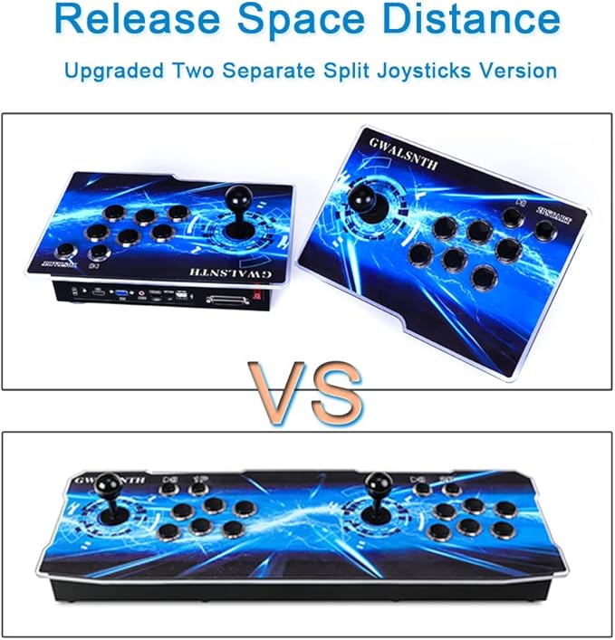 GWALSNTH 16800 Games in 1 Pandora's Box with WiFi Arcade Game Console, 3D Games,1280x720 Full HD,Support 4 Players,Search/Hide/Save/Load/Pause