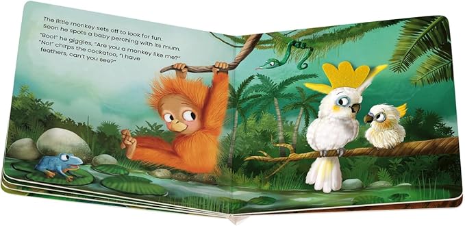 Ravensburger Play+ are You a Monkey Like Me? | Interactive Sensory Book | Engages Toddlers in Fun & Exploration