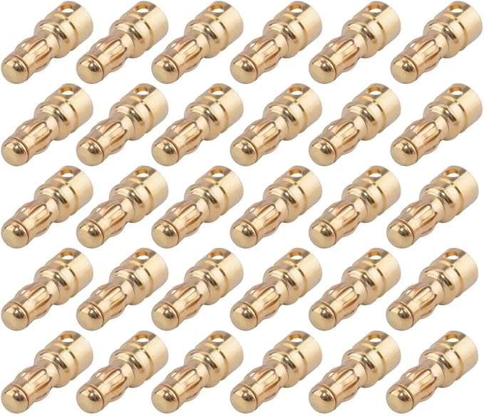30Pairs 3.5mm Gold Bullet Banana Female Male Connectors RC ESC LIPO Battery Device Electric Motor Wire Parts