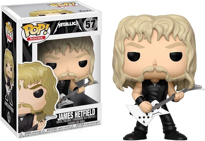 Funko Pop! Rocks: Metallica - James Hetfield Collectible Figure, 36 Months to 1200 Months