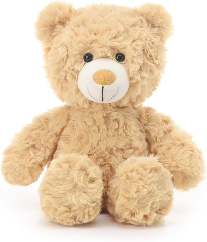 Apricot Lamb Ginger Yellow Flower Bear Stuffed Animals for Kids, Soft Cute Plush Toys for Baby Girl and Boy, 7.9 Inches