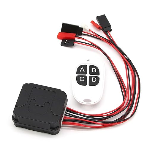 Four-Channel Wireless Remote Controller RC Car Accessory Spare Parts Electric Controller Light Group Switch