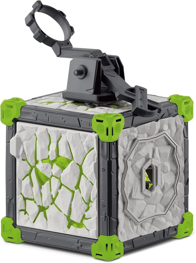Schleich Eldrador Creatures - 34 PC Stone Battle Cave with Chameleon Toy Playset - Lizard Figurine for Boys and Girls with Expandable Fortress - Interactive, Imaginative Play for Kids Ages 7+ | 42676