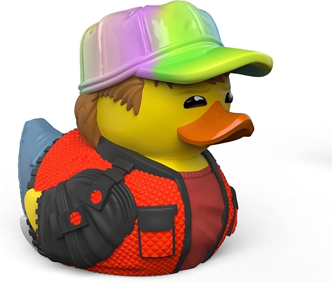 TUBBZ Boxed Edition 2015 Marty McFly Collectible Vinyl Rubber Duck Figure - Official Back to The Future Merchandise - Retro Comedy Action Film Movies