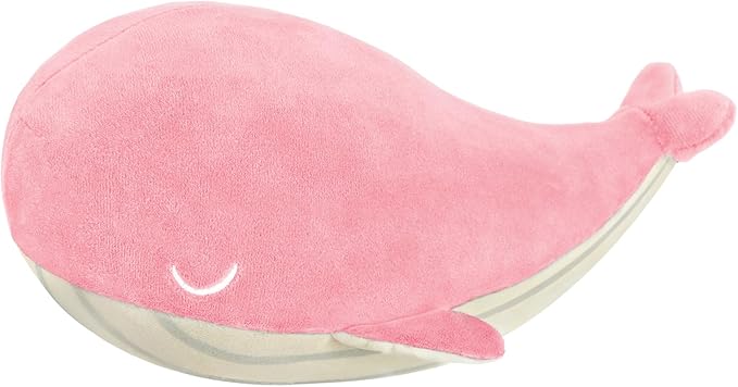 MUPI Whale Stuffed Animals Plush Pillow 4 Size Cute Soft Cotton Plushies Pillows Kawaii Blue Whale Toy Gifts for Kids Boys Girls Adults (Pink, 33 Inch)
