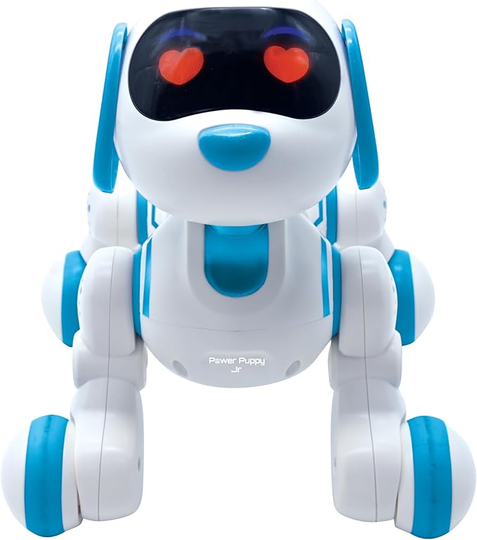 Lexibook Power Puppy® Jr - My Little Robot Dog - Robot Dog with Sounds, Music, Light Effects - Barks and Walks Like a Real Dog, Toy for Boys and Girls - PUP01