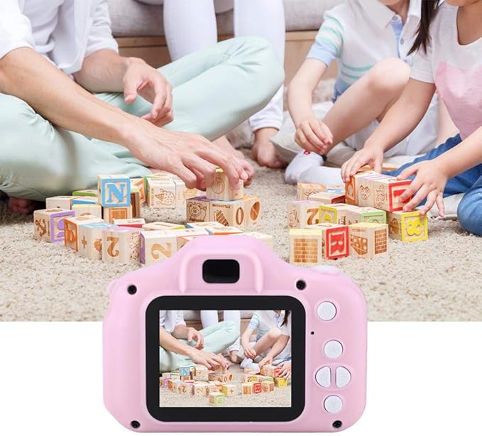 1080P Kid Camera, Children's Digital X2 Mini Portable Kid Video Camera, for Girls Birthday Birthday Christmas New Year Gift Children Toys Gifts()
