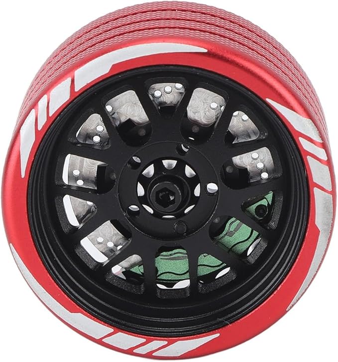 Lightweight Aluminum Alloy Remote Control Handwheel with Simulation Disc for NB4 RC Car - Enhance Performance & (A Type)