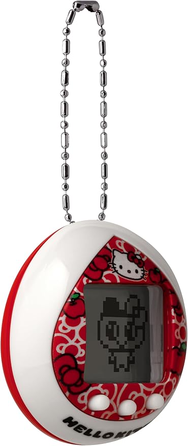 TAMAGOTCHI Bandai Hello Kitty (Cherry) 50th Anniversary Special Edition (90166) | Collectible Virtual Pet | Theme Games, Exclusive Accessories and Memorial Design