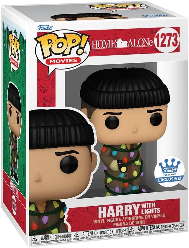 Funko POP! Home Alone - Harry with Lights Vinyl Figure, 3.85 inches